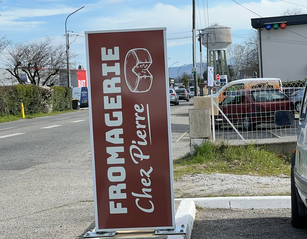 Charte graphique La fromagerie chez Pierre réalisé par MaxAndCom